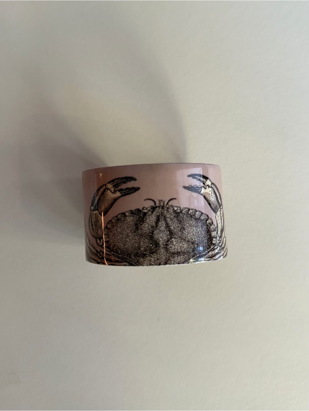 Open Metal Cuff Bracelet in Brushed Bronze